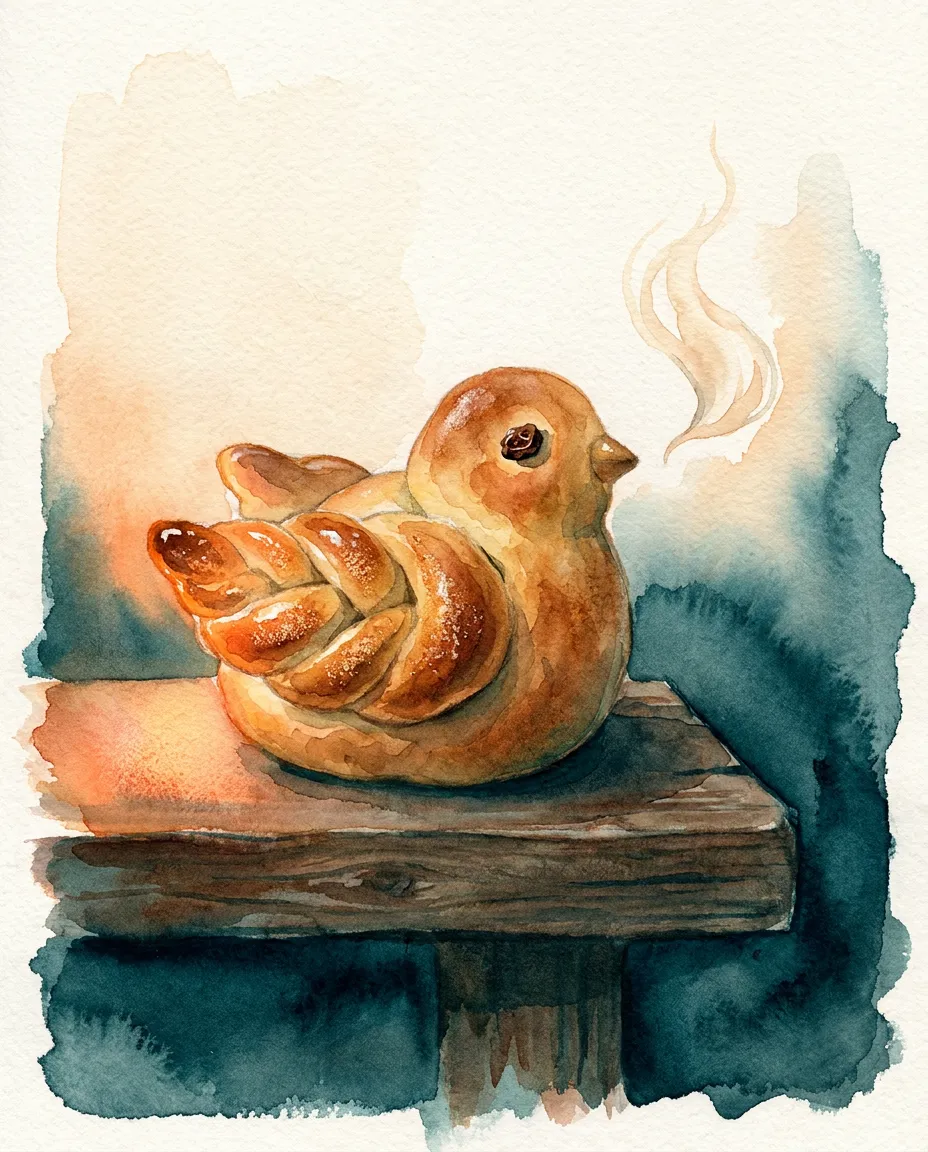The Dough Bird — a seasonal fancy that appears when it pleases